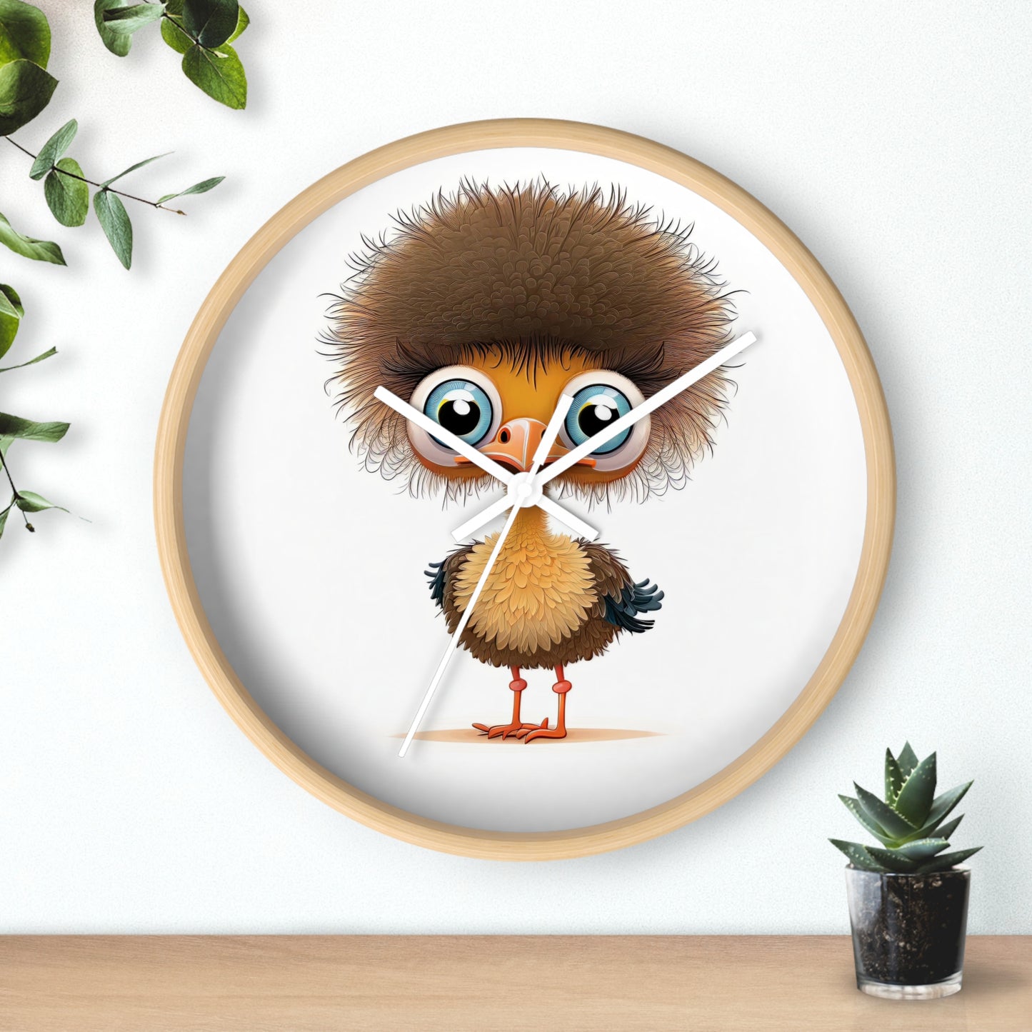 Funny Ostrich Wall Clock