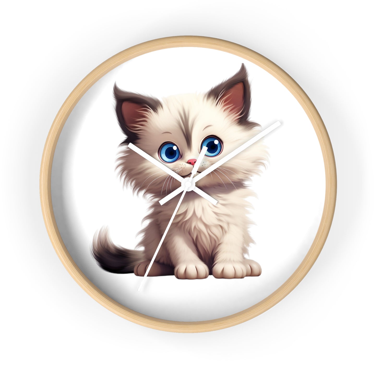 Cute Kitten Wall Clock