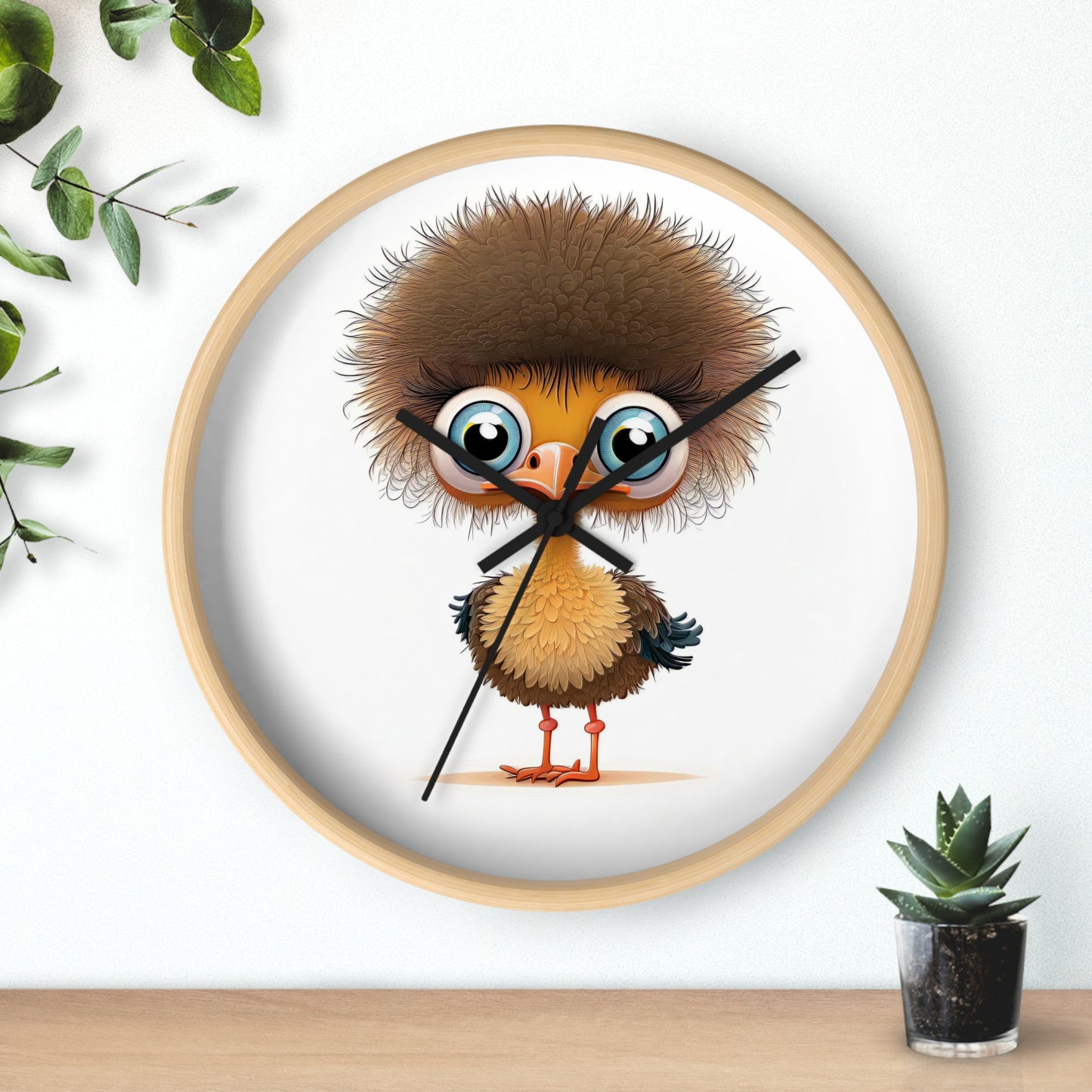 Funny Ostrich Wall Clock