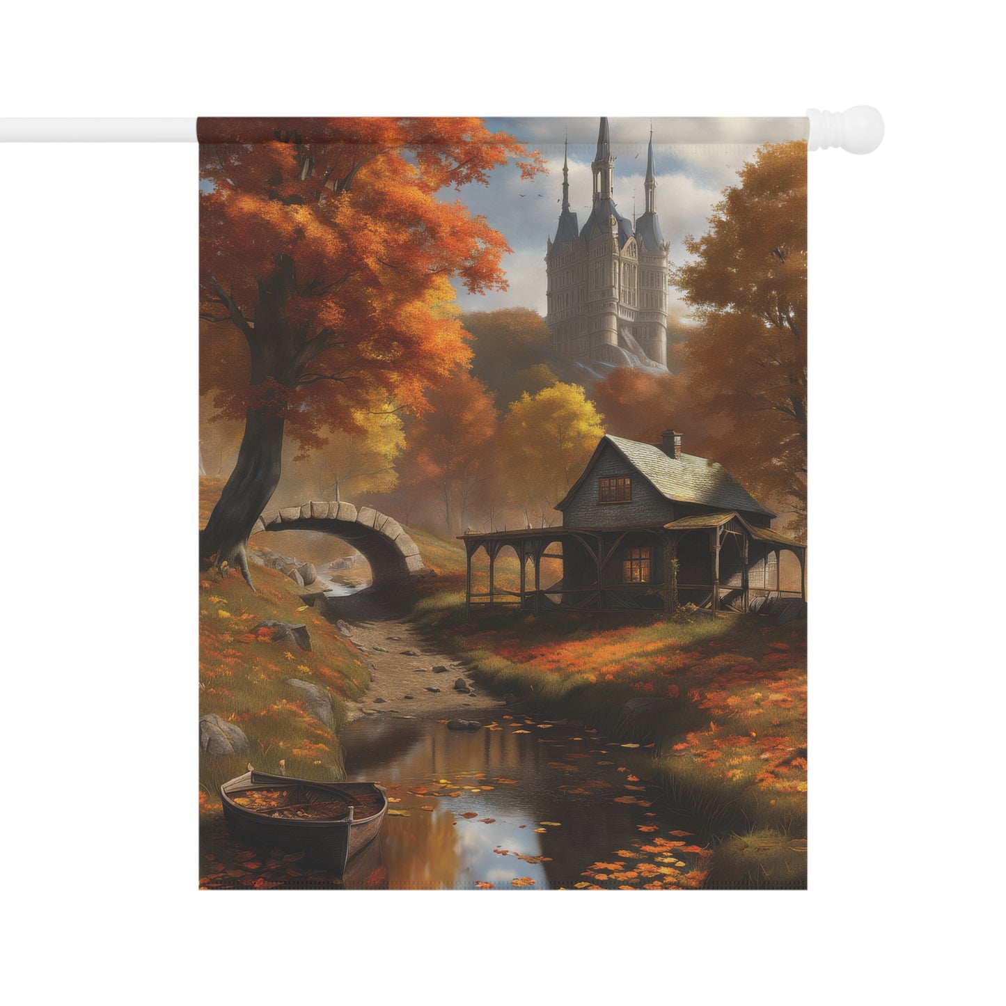 Charming Autumn Garden Flag/House Banner