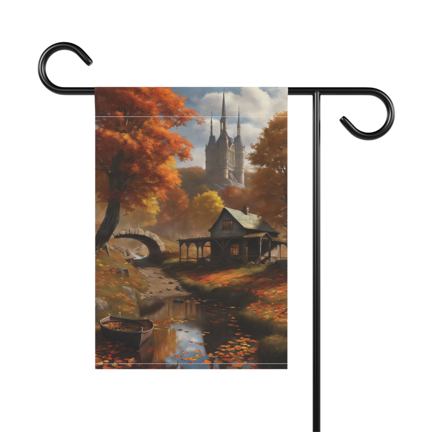 Charming Autumn Garden Flag/House Banner