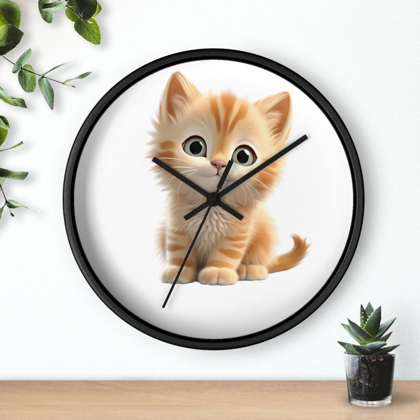 Kitten Wall Clock