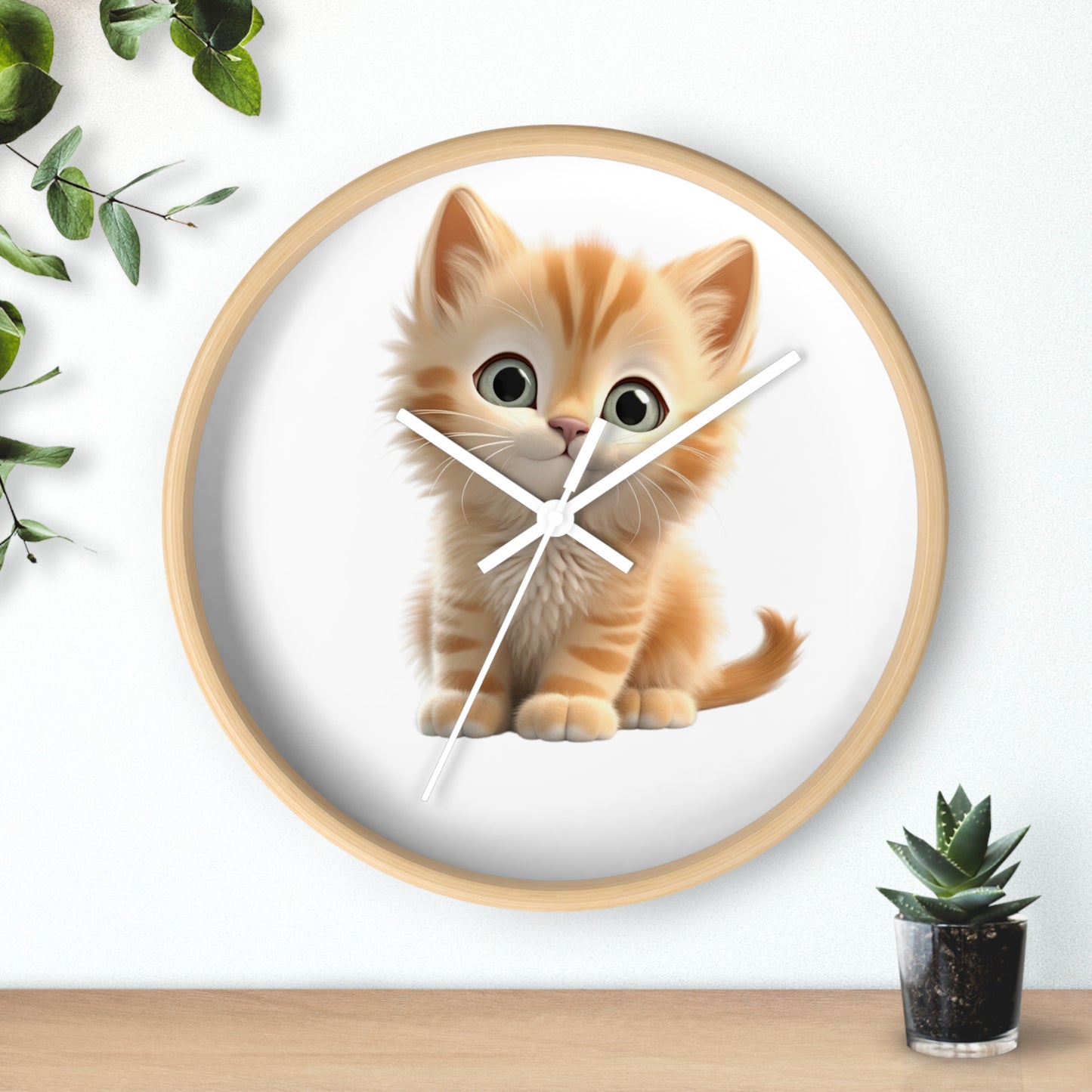 Kitten Wall Clock