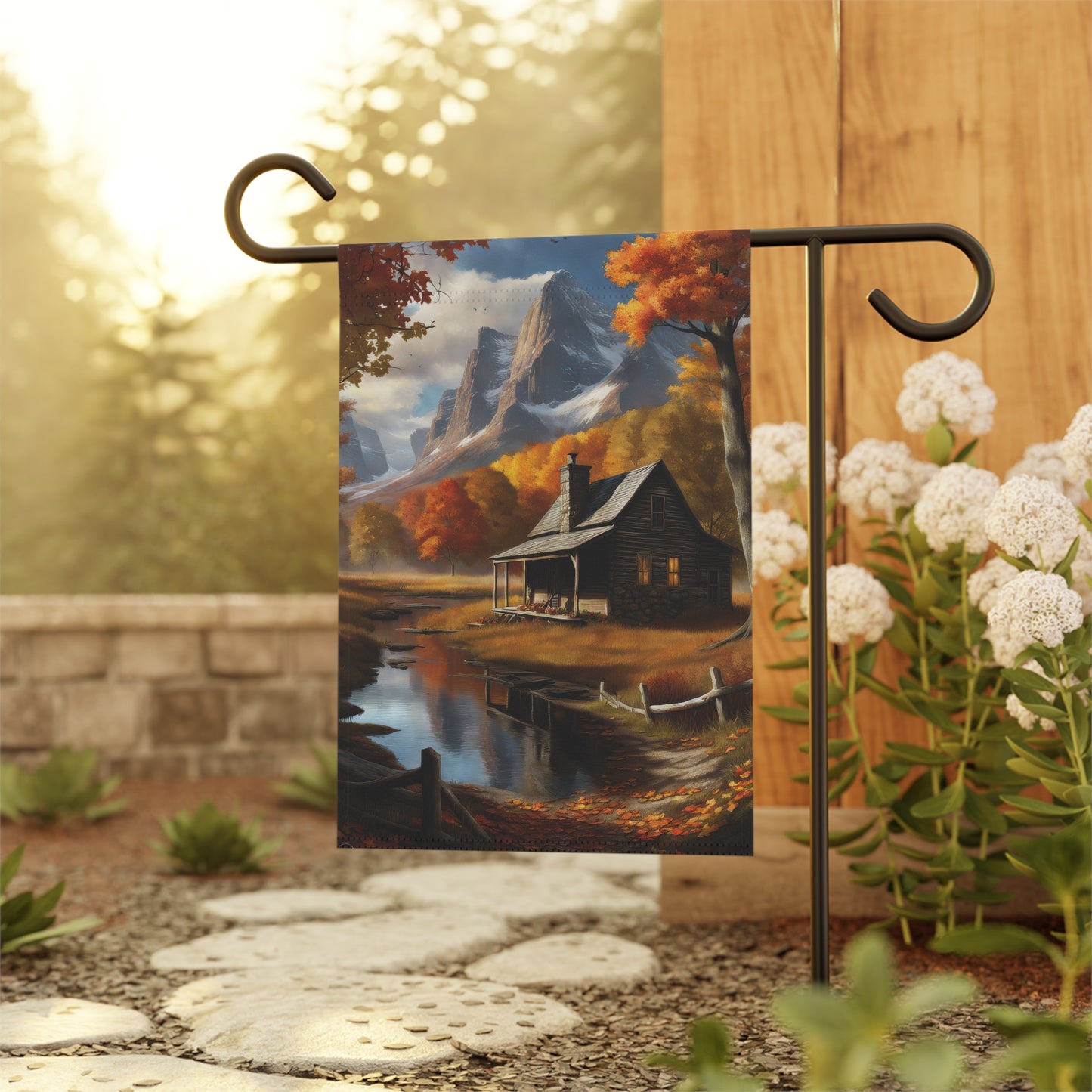 Autumn Scene Garden Flag/House Banner