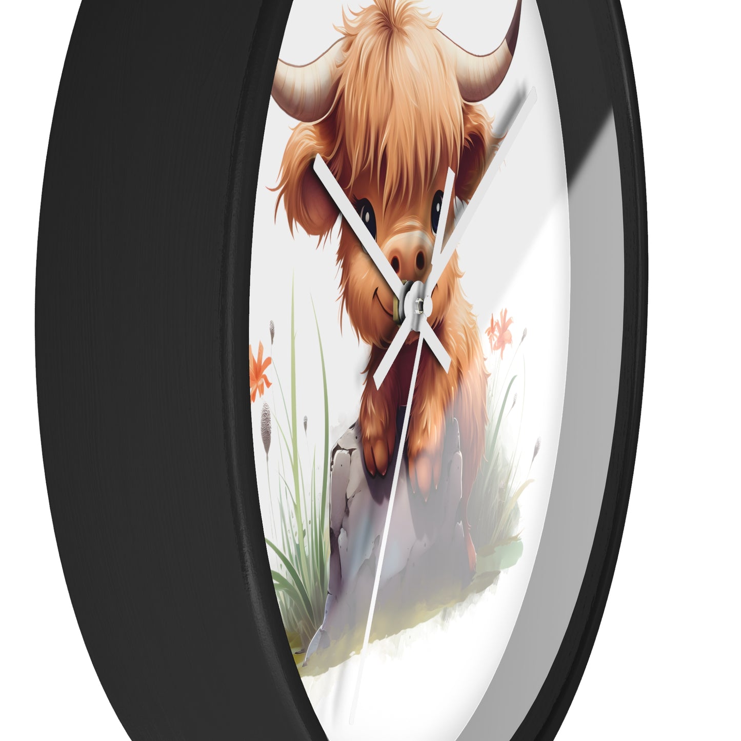 Cute Baby Cow Wall Clock