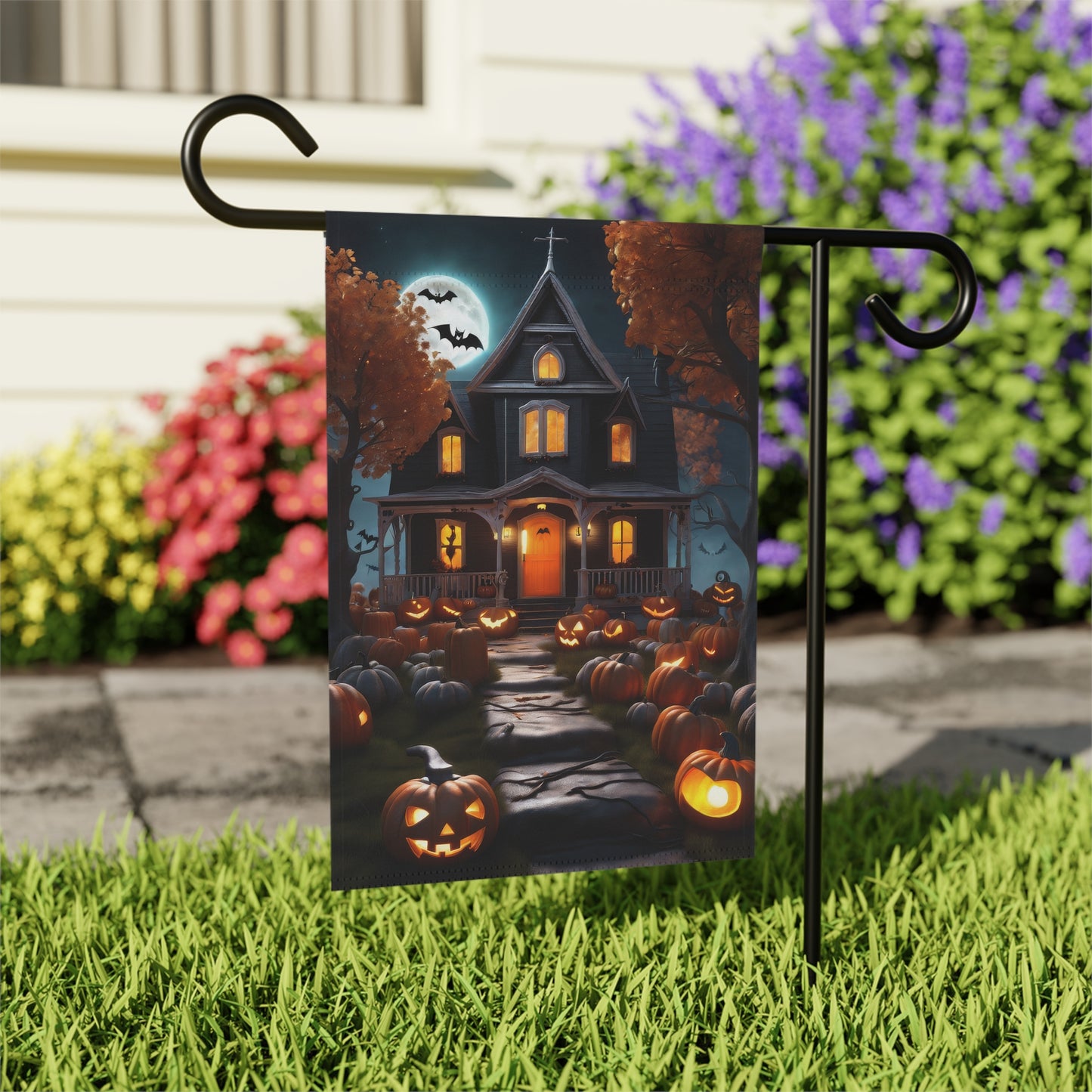 Halloween House Garden Flag/ House Banner