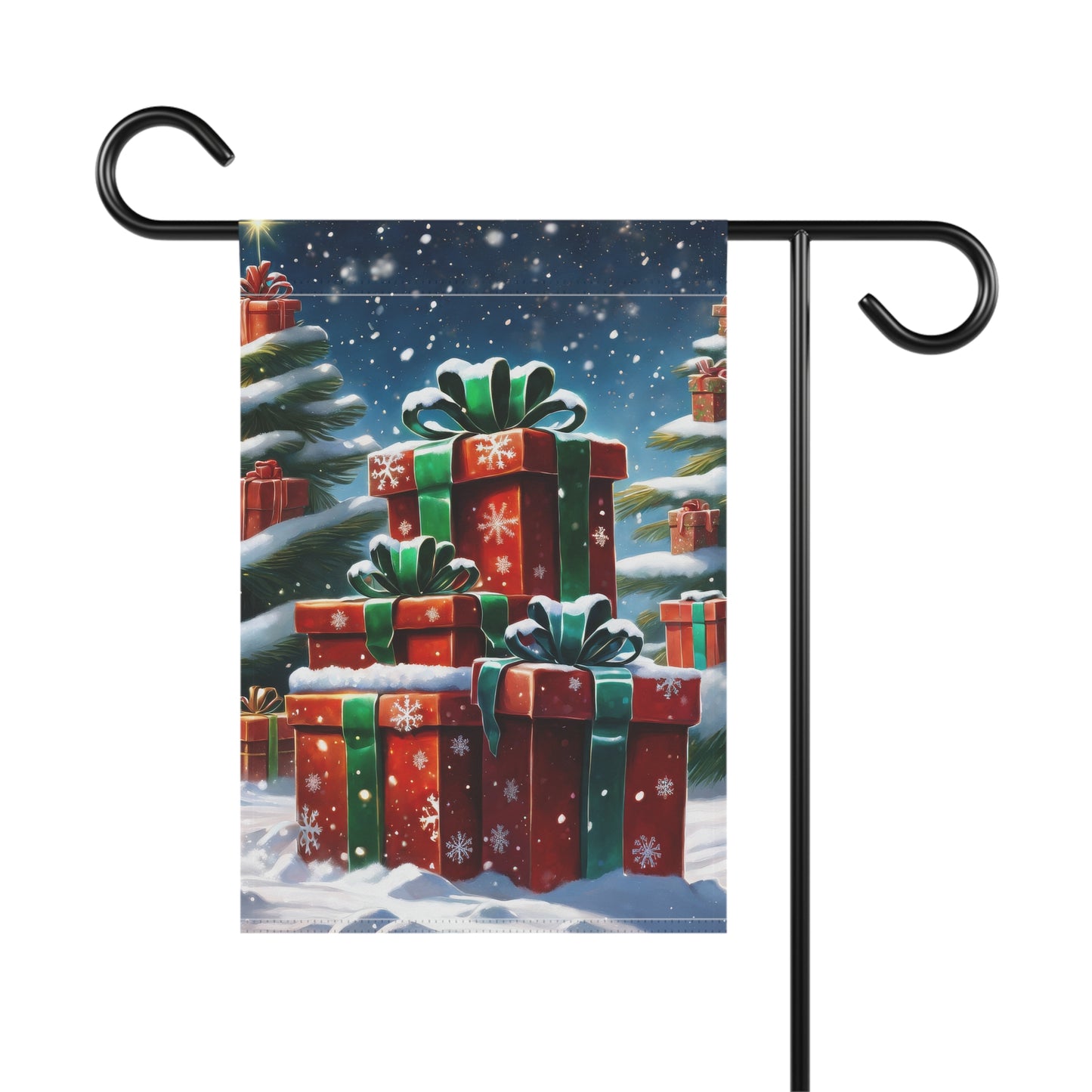 Holiday Presents Garden Flag/ House Banner