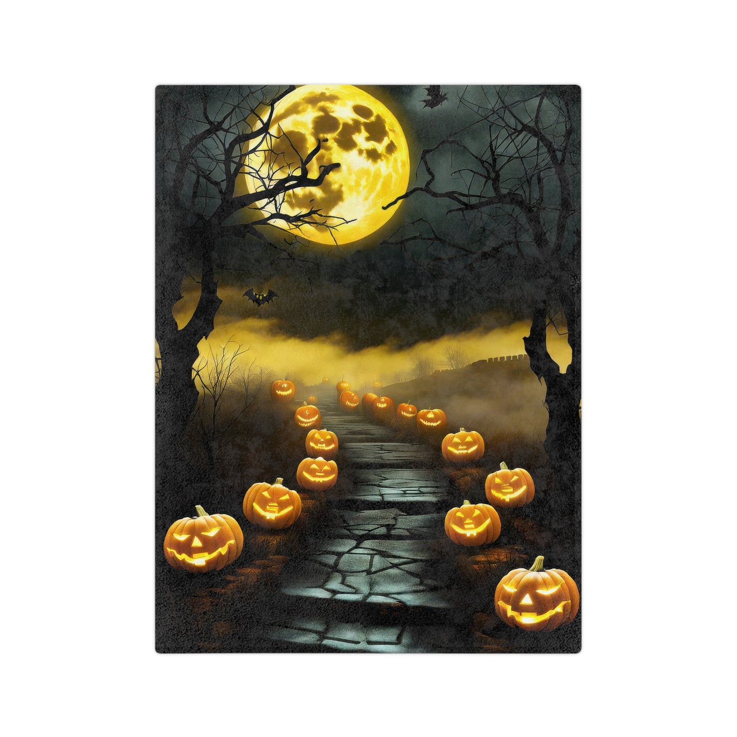 Jack-o-Lantern Halloween  Blanket