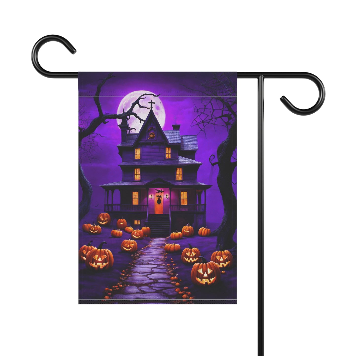 Haunted House Garden Flag/ House Banner