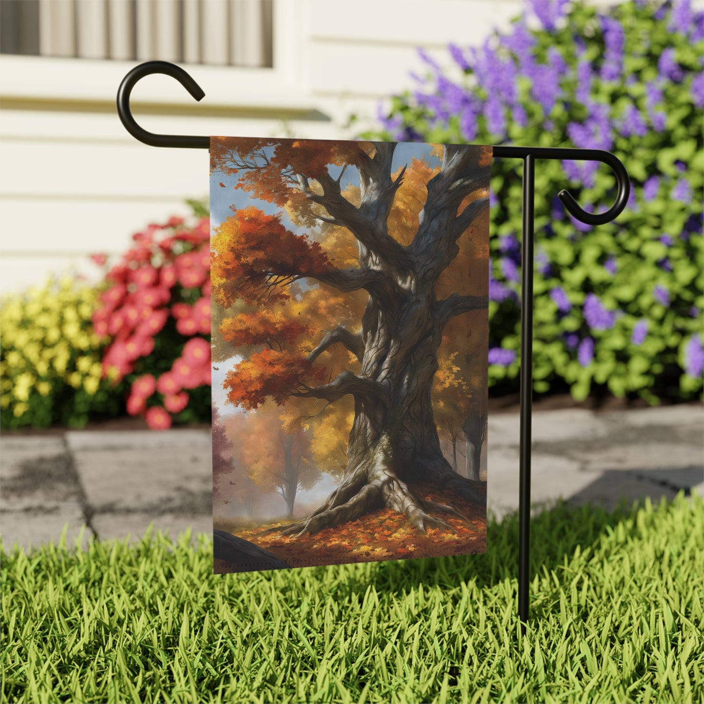 Colorful Fall Garden Flag/House Banner