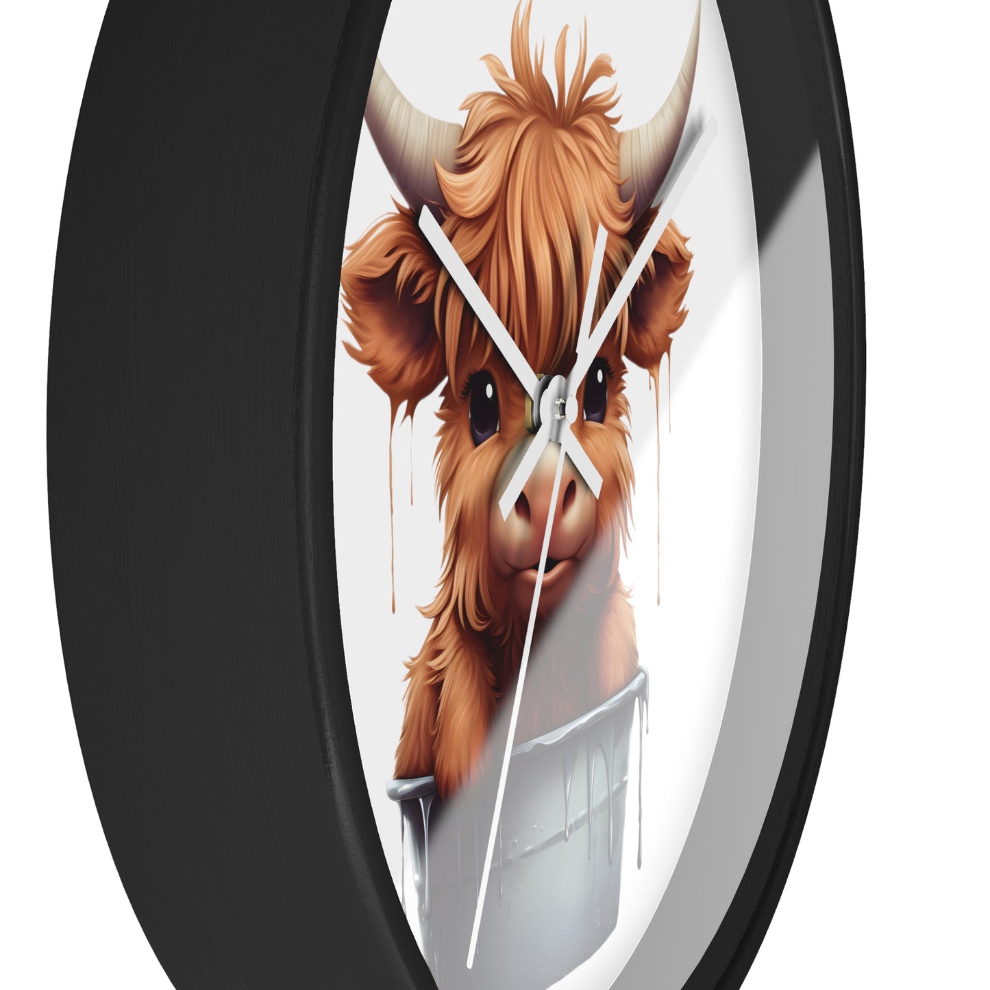 Cute Baby Cow Wall Clock