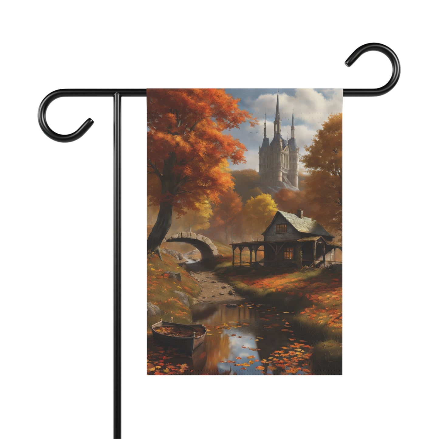 Charming Autumn Garden Flag/House Banner