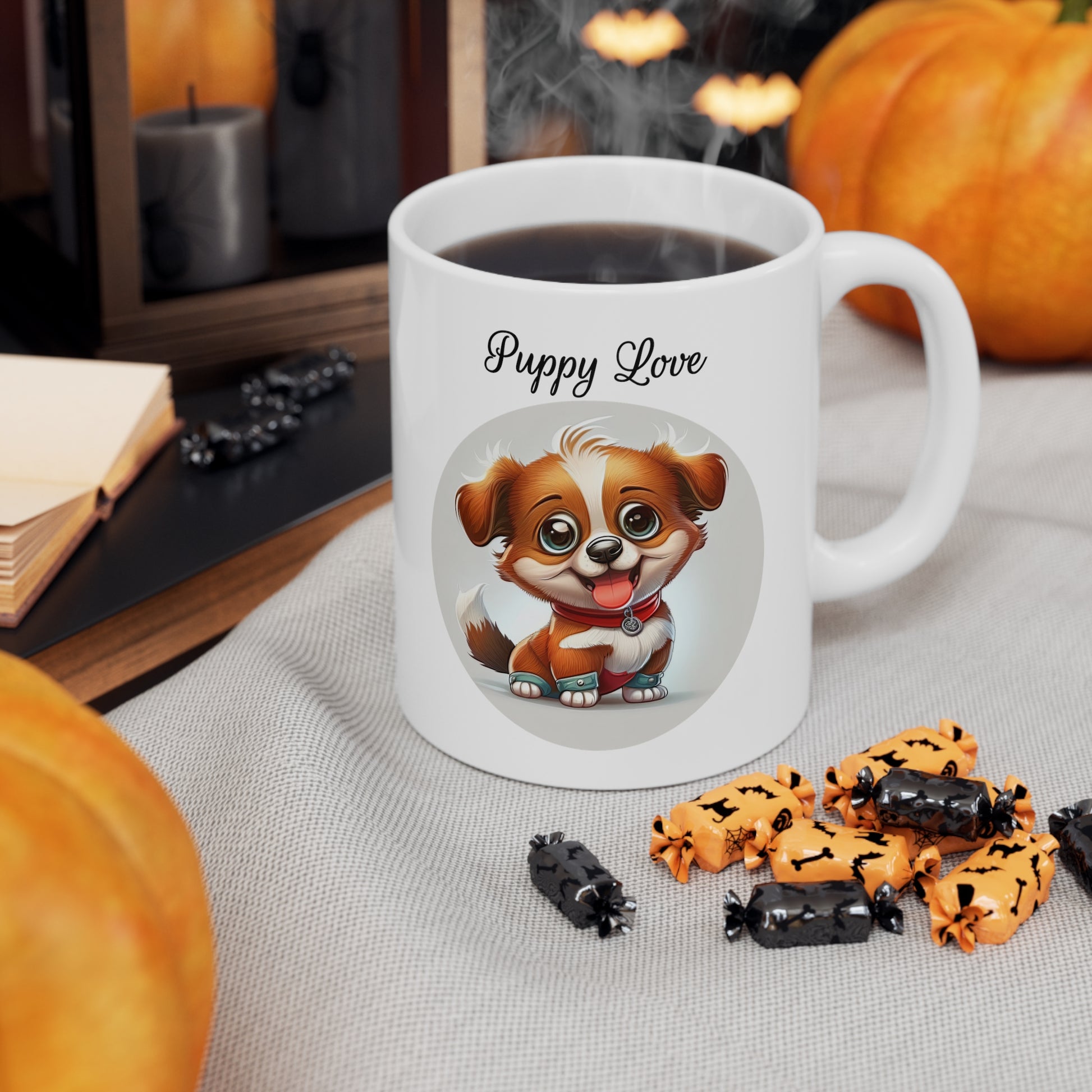 cute puppy coffee mug