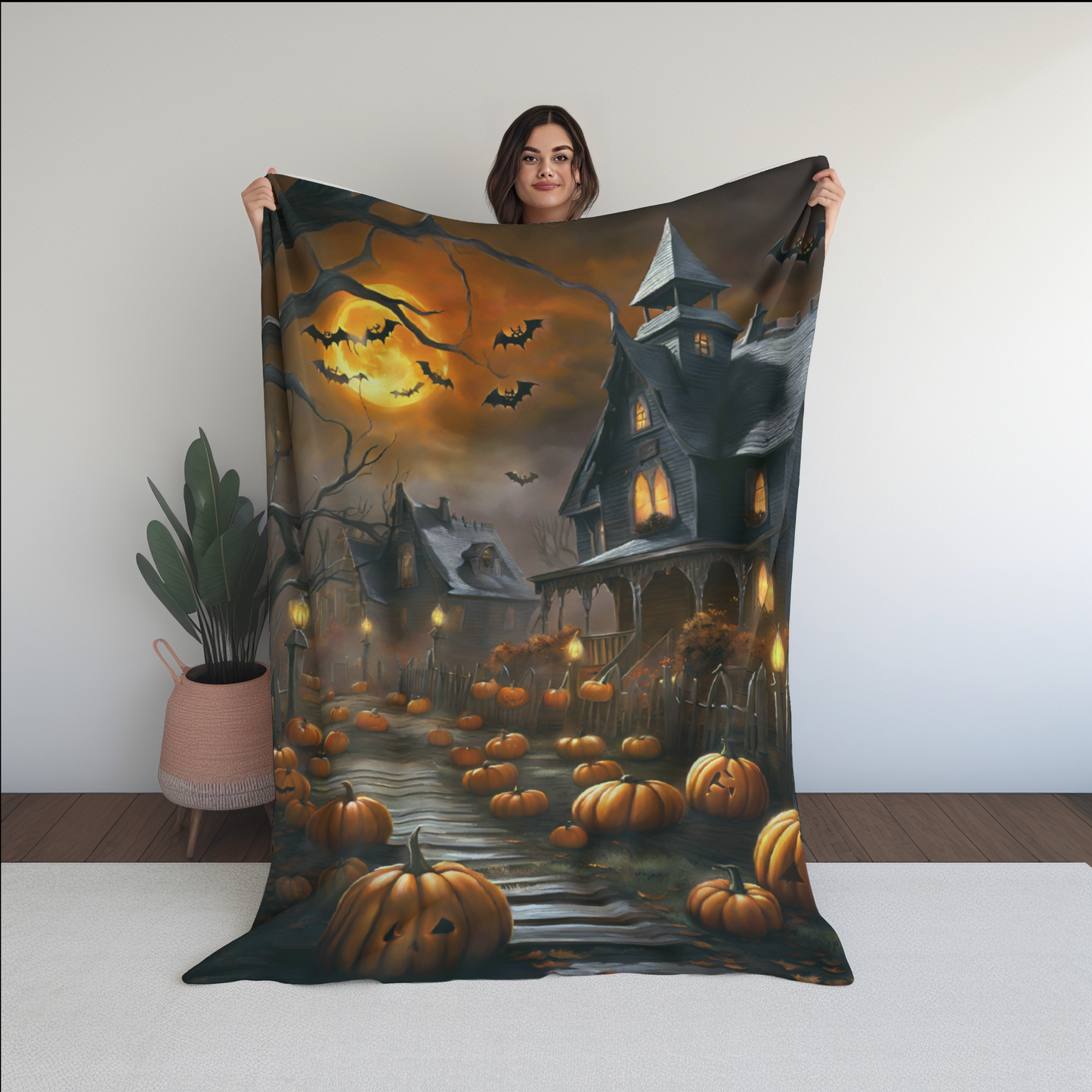 Spooky and Soft Halloween Blanket