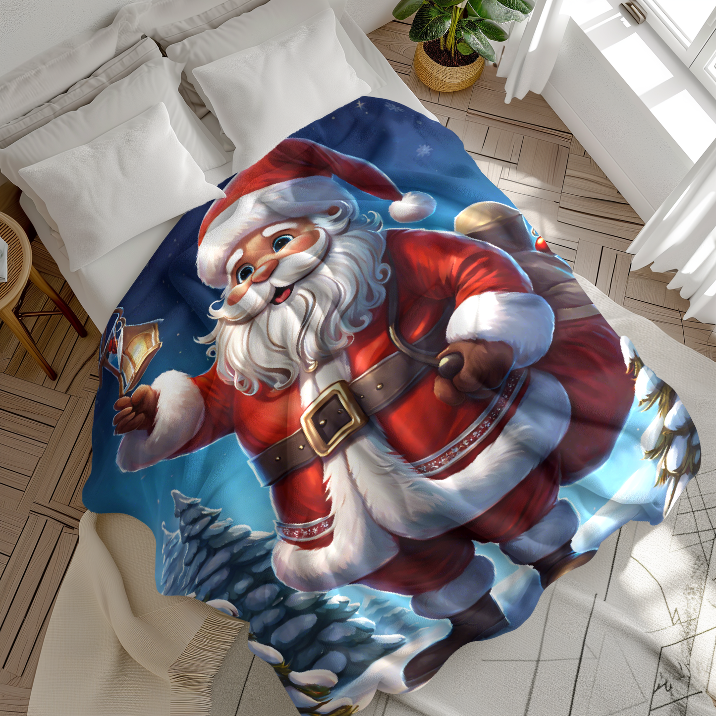 Santa Claus Plush Blanket