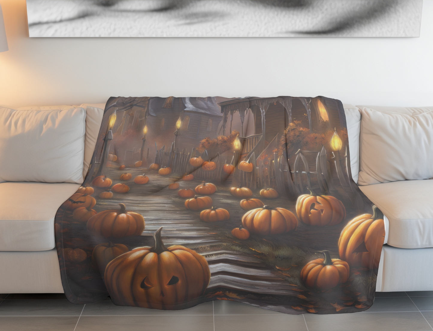 Spooky and Soft Halloween Blanket