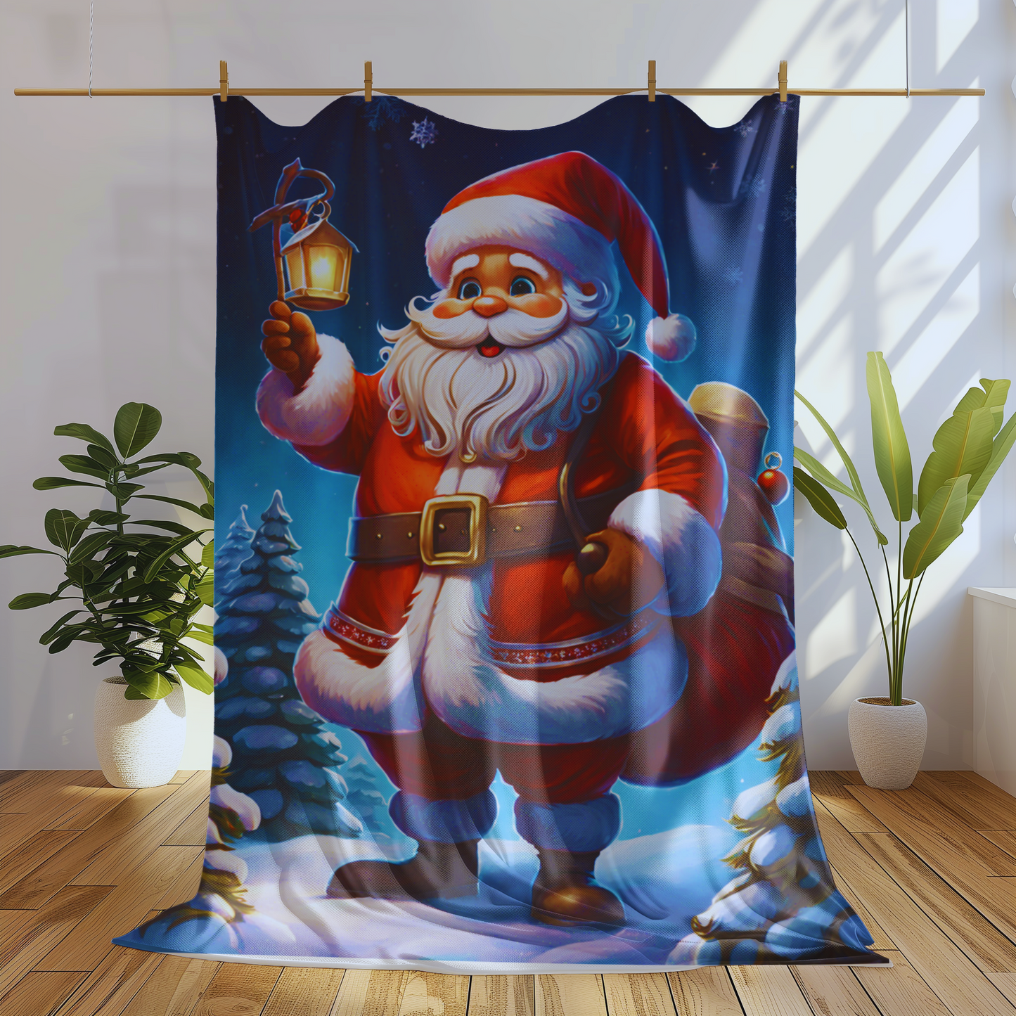 Santa Claus Plush Blanket