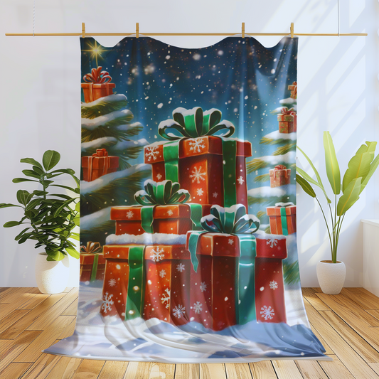 Christmas Plush Sofa Blanket