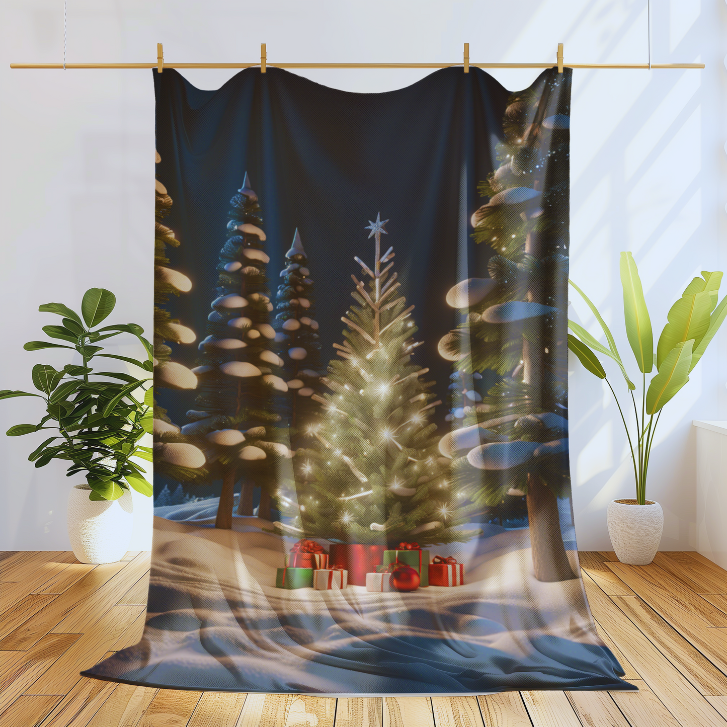 Winter Wonderland Plush Blanket