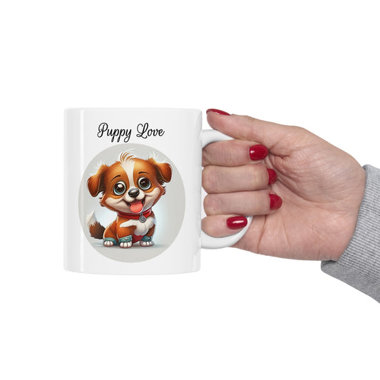 cute puppy coffee mug