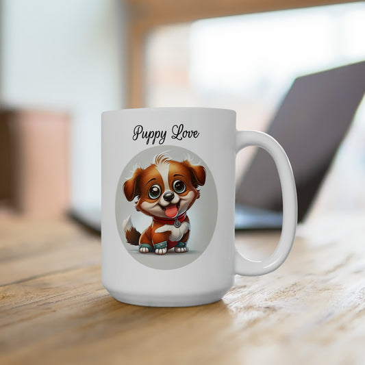 puppy love coffee mug