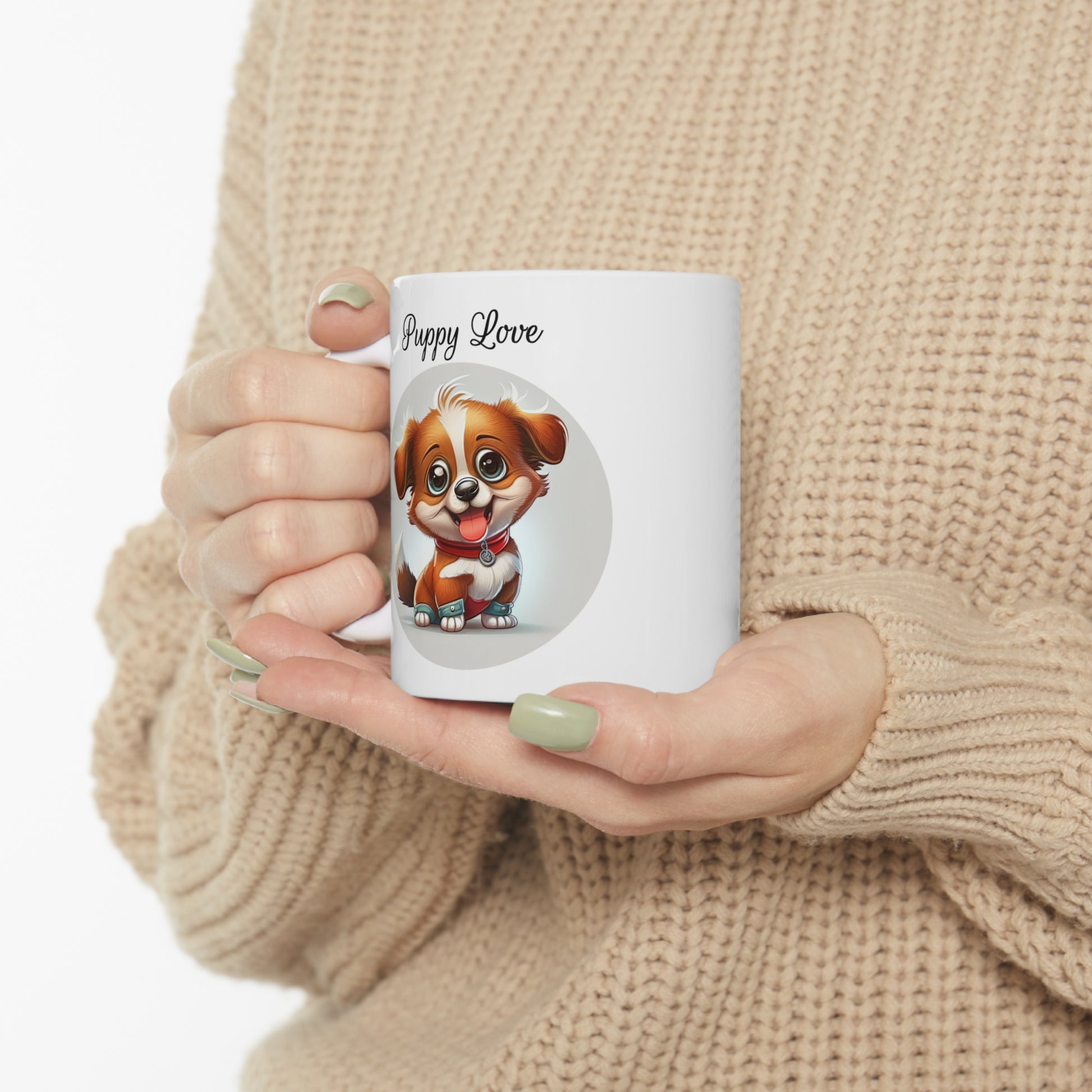 cute puppy coffee mug